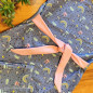 Preview: French Terry Flowers and Rainbows blau